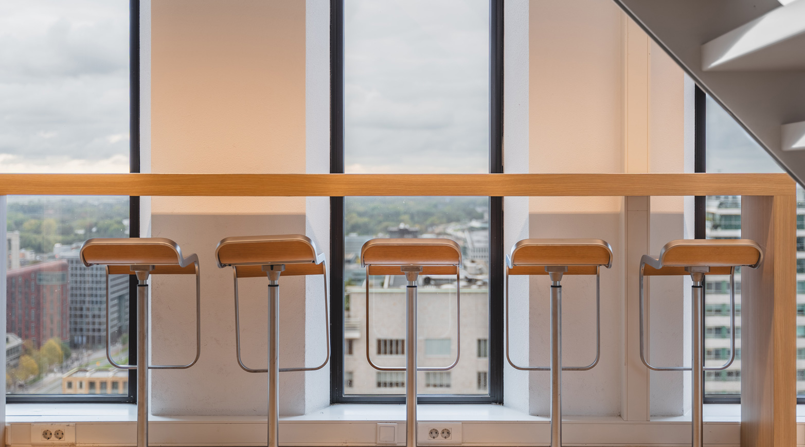 kantoor met uitzicht op de zuidas