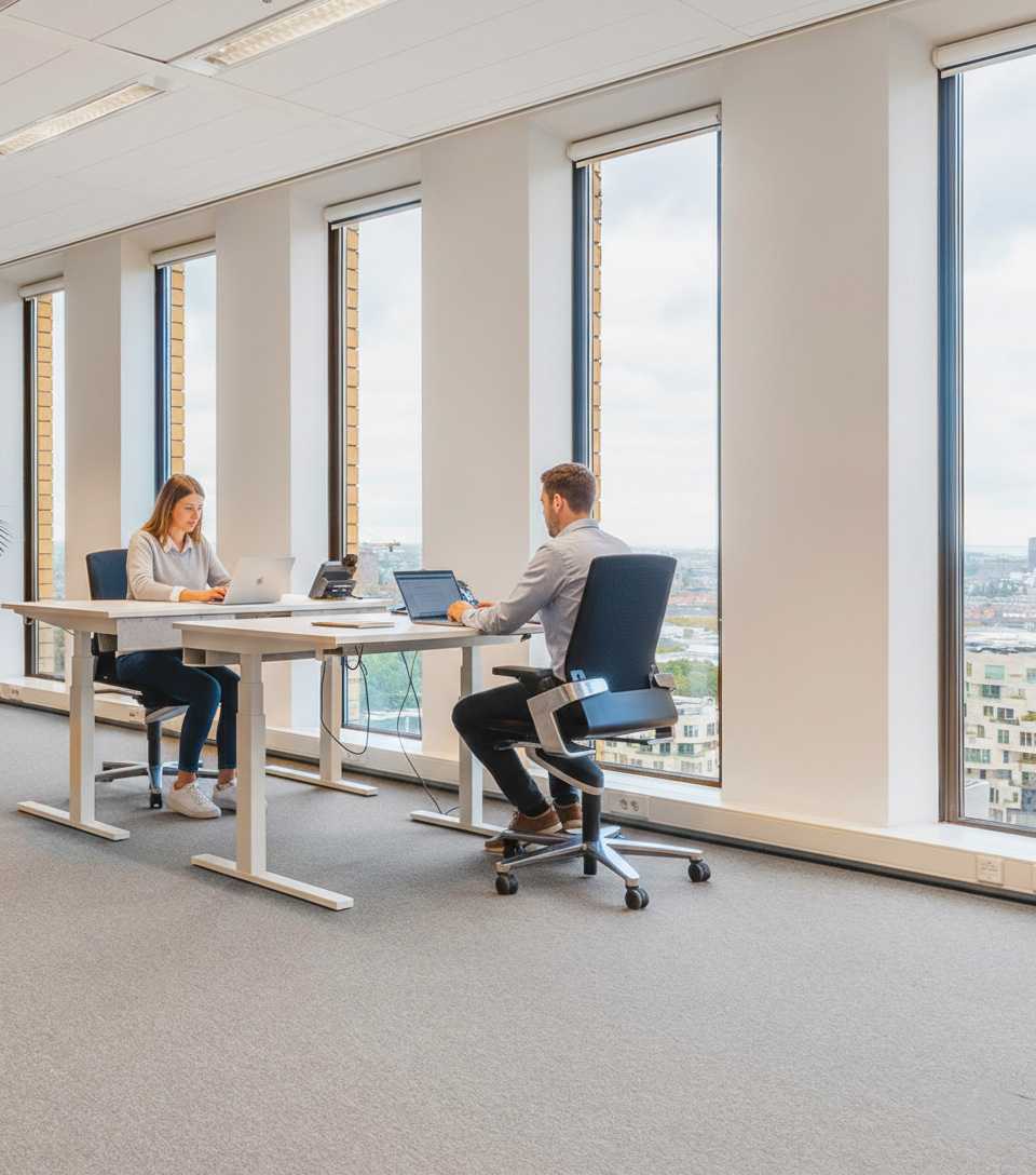 Rent office with skyline view amsterdam
